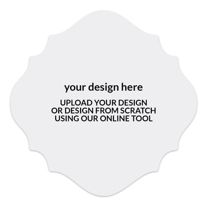 Signature Shape Custom Wedding Signage - Shape 27