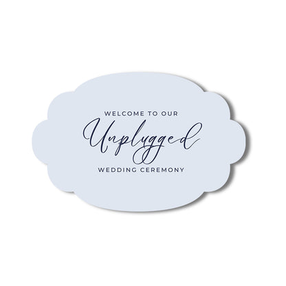 Signature Shape Custom Wedding Signage - Shape 26