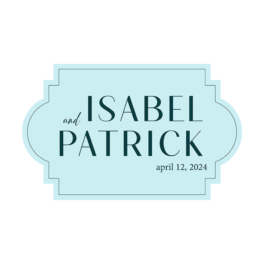 Signature Shape Custom Wedding Signage - Shape 39