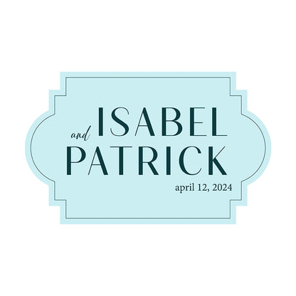 Signature Shape Custom Wedding Signage - Shape 39