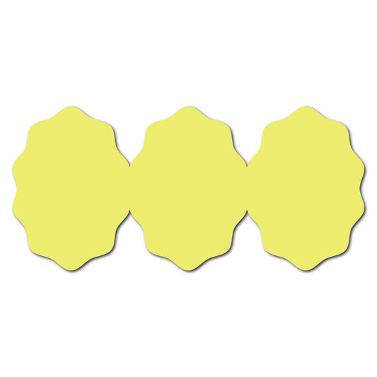 Shaped Zigzag Fold Wedding Program SVG | Accordion Wedding Card Template - Shape 6