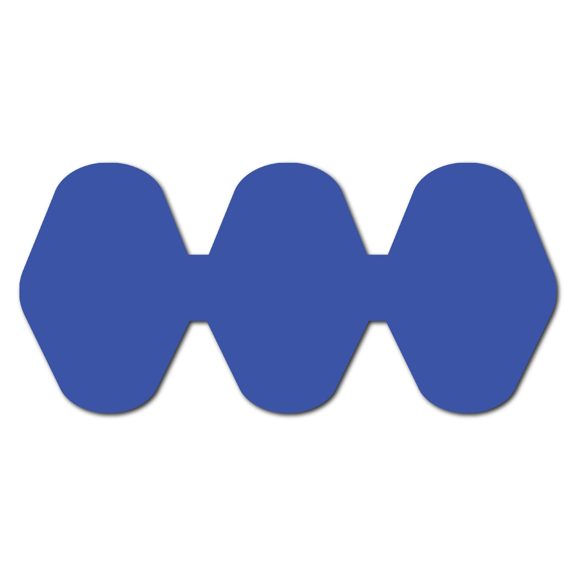 Shaped Zigzag Fold Wedding Program SVG | Accordion Wedding Card Template - Shape 8